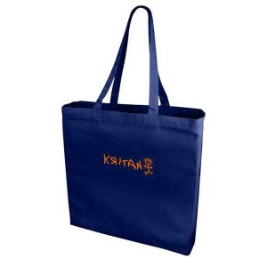 Kritan tygpåse - Marinblå